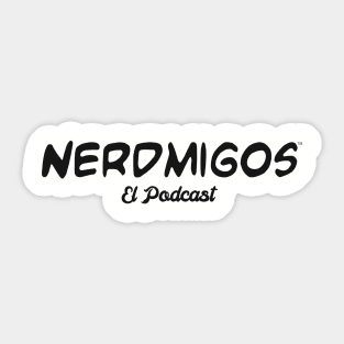 Nerdmigos Podcast Logo Light Sticker